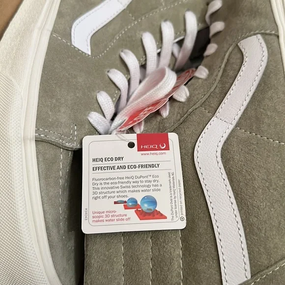 Vans Sk8 hi pig suede moss gray